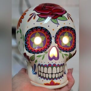 ScentSational Dia De Los Muertos Day of Dead Skull Wax Warmer Night Light